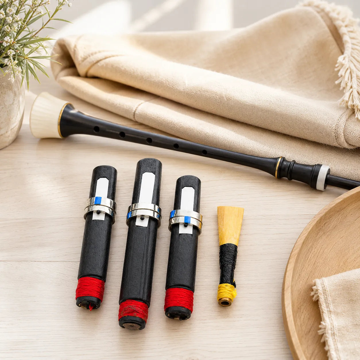 Bagpipe Drone Reed Set – Complete 4 Piece Replacement Set | Glenor Heritage