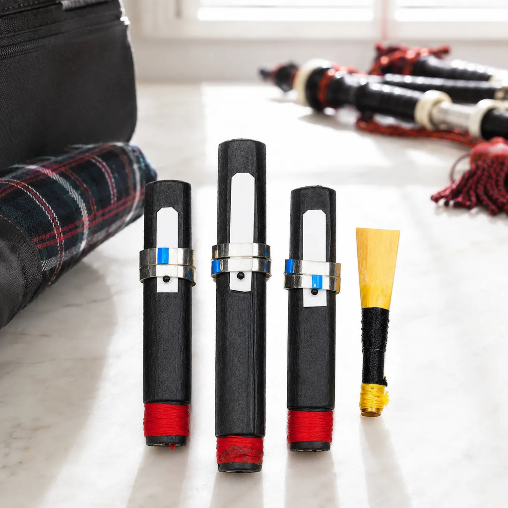 Bagpipe Drone Reed Set – Complete 4 Piece Replacement Set | Glenor Heritage