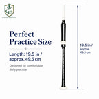 Black Ivory Practice Chanter – Beginner Bagpipe Practice Chanter | Glenor Heritage