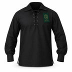 Black Jacobite Ghillie Shirt – Traditional Scottish Highland Wear | Glenor Heritage