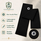 Black Women’s Highland Sash – Full Size Formal Scottish Sash | Glenor Heritage