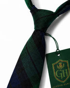Black Watch Tartan Neck Tie – Classic Scottish Plaid Tie for Highland Wear, Weddings & Formal Events