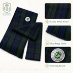 Black Watch Tartan Sash – Full Size Women’s Highland Sash | Glenor Heritage