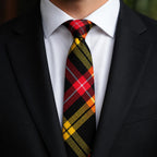 Buchanan Tartan Neck Tie – Classic Scottish Plaid Tie for Highland Wear, Weddings & Formal Occasions