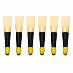 6 piece bagpipe cane reeds set by Glenor Heritage – premium natural cane chanter reeds for Great Highland Bagpipes