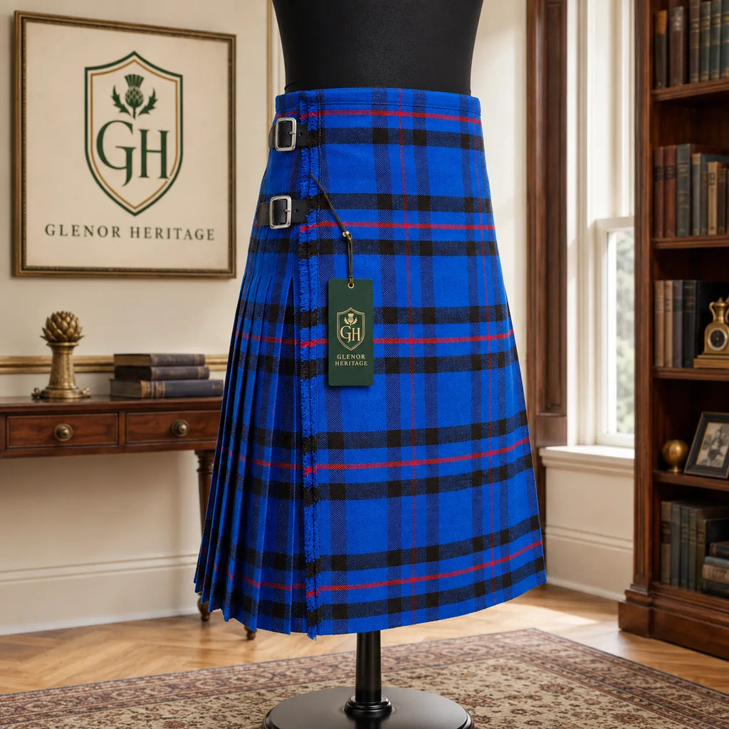 Elliot Modern kilt full length view – traditional Scottish Highland kilt for clan events and weddings