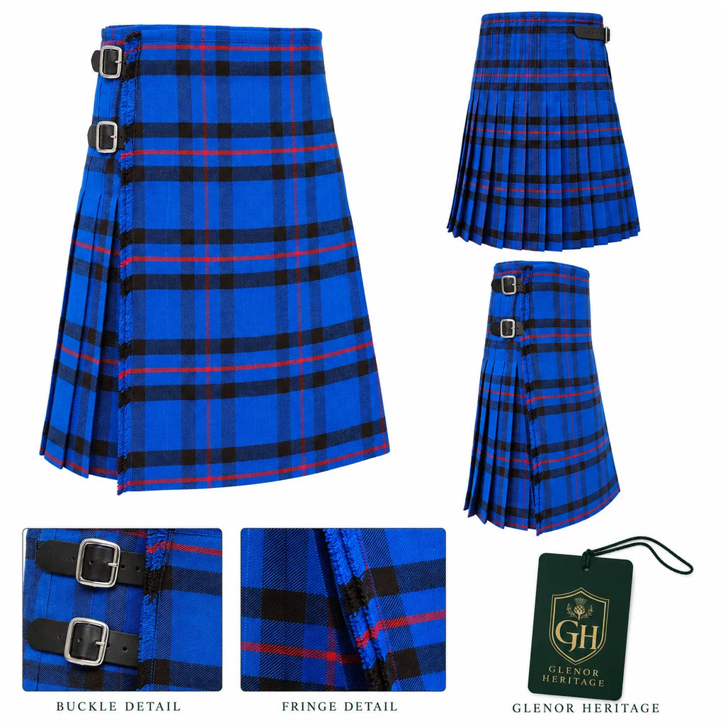 Elliot Modern Tartan Kilt – Traditional Highland Wear | Glenor Heritage