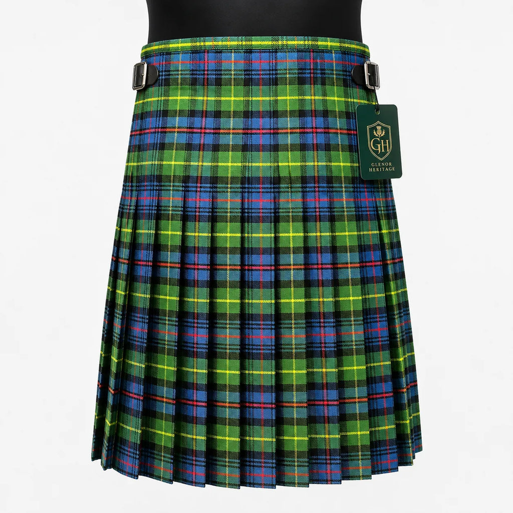 Ferguson Ancient tartan kilt full length – traditional Highland kilt for Scottish clan gatherings