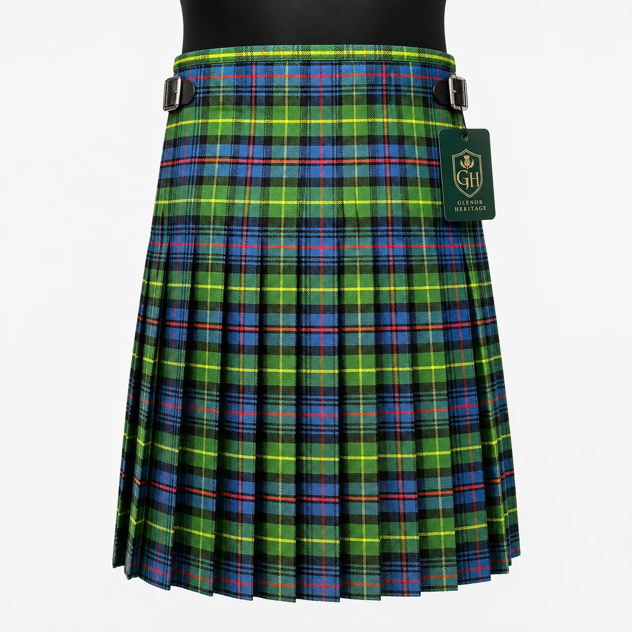 Ferguson Ancient tartan kilt full length – traditional Highland kilt for Scottish clan gatherings