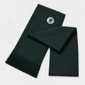 Dark Green Women's Highland Sash front view – full-size formal Scottish sash in rich dark green by Glenor Heritage