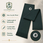 Dark Green Women’s Highland Sash – Full Size Formal Scottish Sash | Glenor Heritage