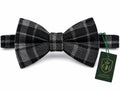 Grey Watch Tartan Bow Tie – Adjustable Scottish Plaid Bow Tie for Men | Formal Highland Wedding Bow Tie | Glenor Heritage