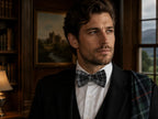 Grey Watch Tartan Bow Tie – Adjustable Scottish Plaid Bow Tie for Men | Formal Highland Wedding Bow Tie | Glenor Heritage