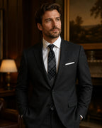 Grey Watch Tartan Neck Tie – Classic Scottish Plaid Tie for Highland Wear, Weddings & Formal Events