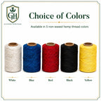 Bagpipe Hemp Thread – Non-Waxed Tuning & Joint Thread | Glenor Heritage