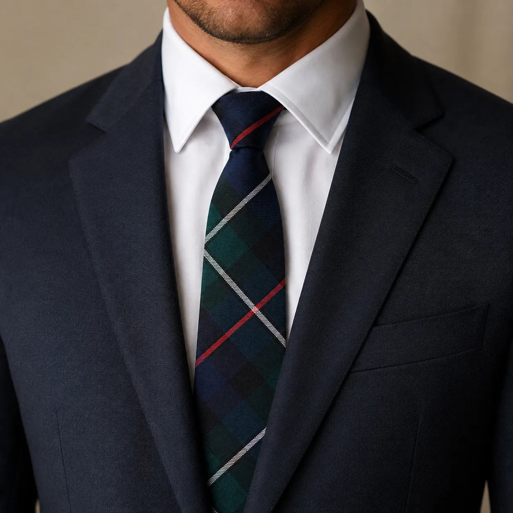 Mackenzie Tartan Neck Tie – Classic Scottish Plaid Tie for Highland Wear, Weddings & Formal Occasions