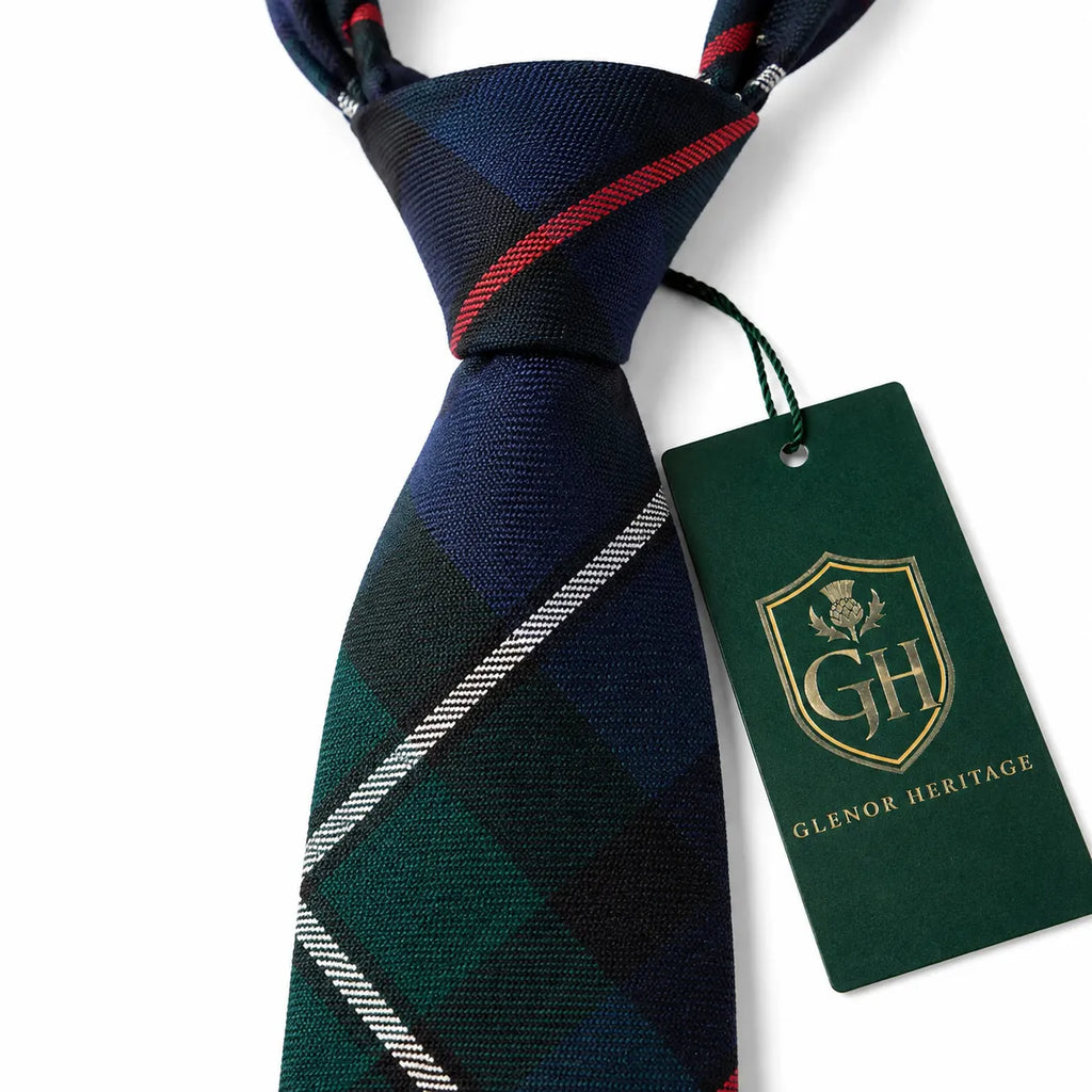 Mackenzie Tartan Neck Tie – Classic Scottish Plaid Tie for Highland Wear, Weddings & Formal Occasions