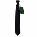 Plain Black Neck Tie – Classic Solid Black Tie for Weddings, Business & Formal Wear