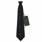 Plain Black Neck Tie – Classic Solid Black Tie for Weddings, Business & Formal Wear