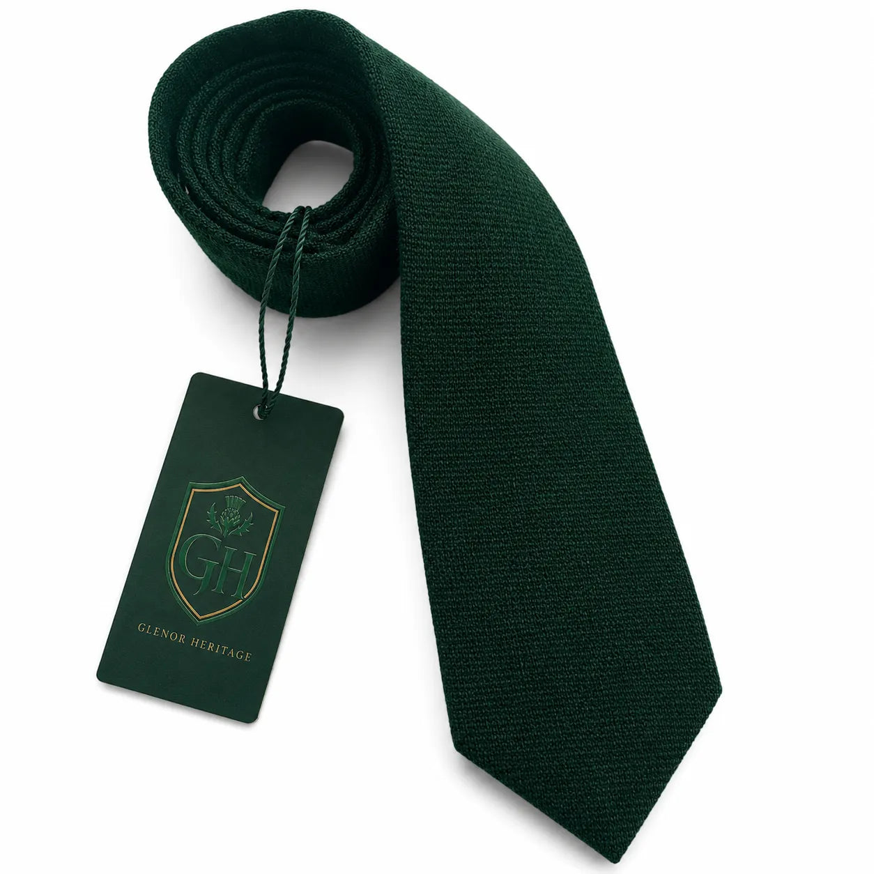 Plain Green Neck Tie – Classic Solid Green Tie for Weddings, Business & Formal Wear