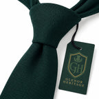 Plain Green Neck Tie – Classic Solid Green Tie for Weddings, Business & Formal Wear