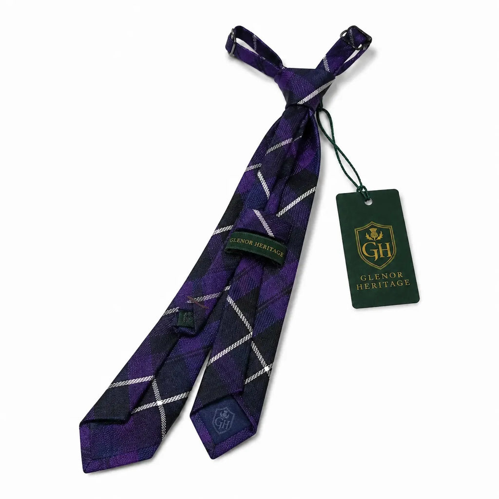 Pride of Scotland Tartan Neck Tie – Classic Scottish Plaid Tie for Highland Wear, Weddings & Formal Events