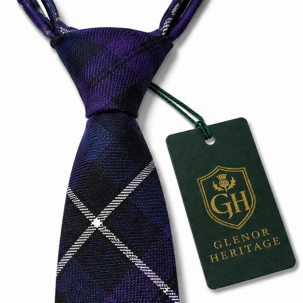 Pride of Scotland Tartan Neck Tie – Classic Scottish Plaid Tie for Highland Wear, Weddings & Formal Events
