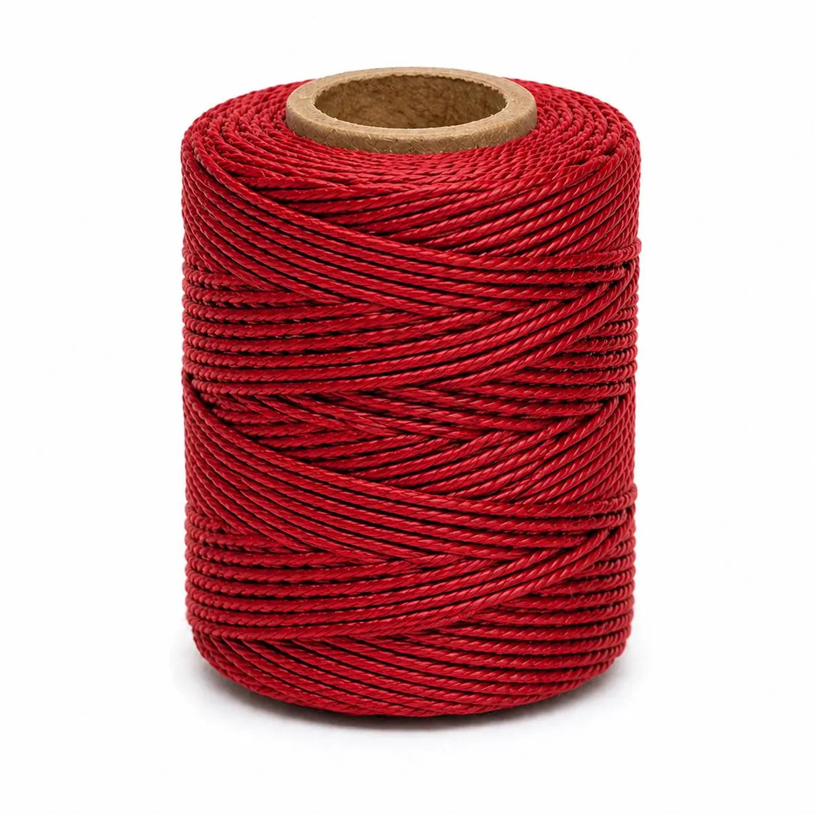 Red bagpipe hemp thread by Glenor Heritage – non-waxed coloured hemp for pipe band accessories