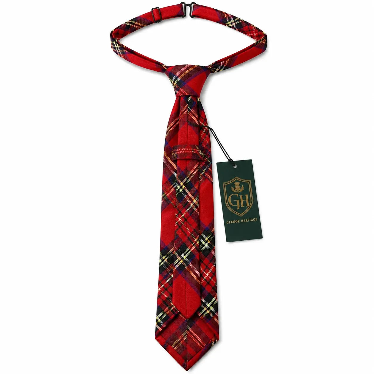 Royal Stewart Tartan Neck Tie – Classic Scottish Plaid Tie for Highland Wear, Weddings & Formal Occasions