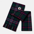Scottish National Tartan Sash front view – full-size women's Highland sash in Scotland's official national tartan by Glenor Heritage