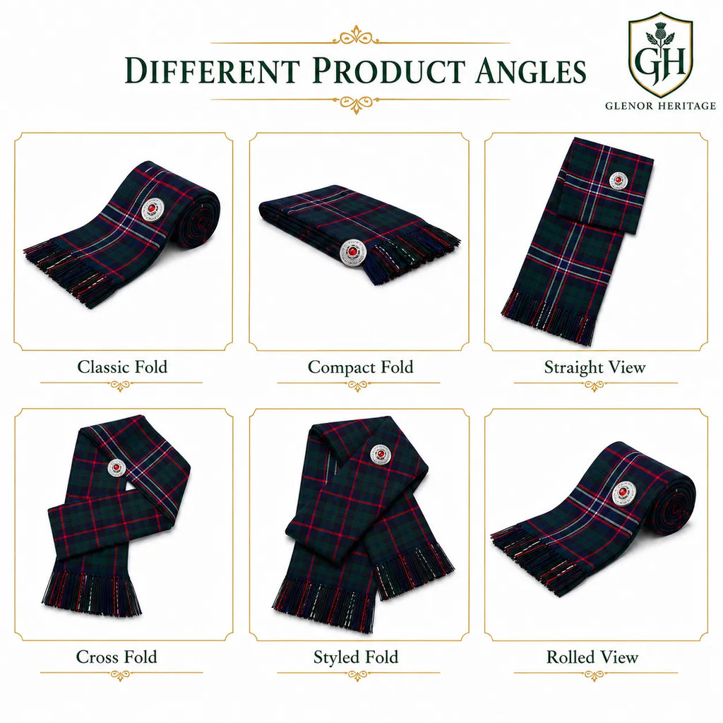 Scottish National Tartan Sash – Full Size Scottish Highland Sash | Glenor Heritage