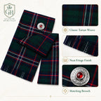 Scottish National Tartan Sash – Full Size Scottish Highland Sash | Glenor Heritage