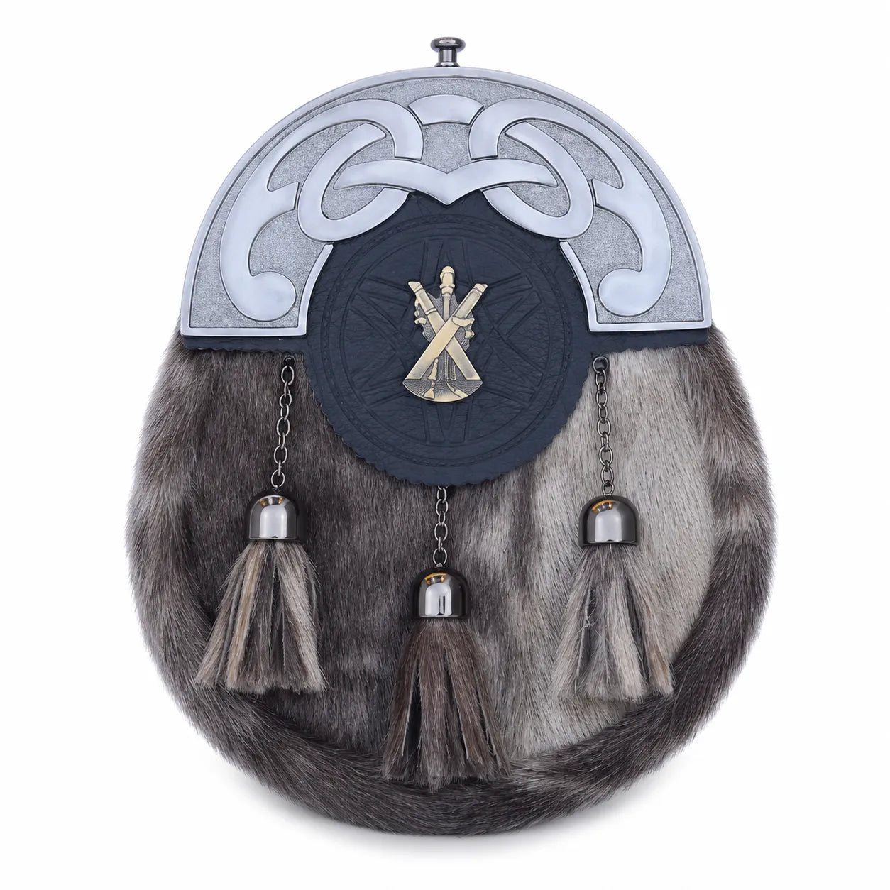 St Andrew Celtic Semi Dress Sporran – Scottish Highland Kilt Accessory | Glenor Heritage