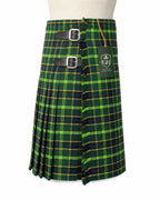 US Army tartan kilt back pleat detail – premium acrylic wool military heritage kilt by Glenor Heritage