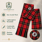 Wallace Tartan Sash – Full Size Scottish Highland Sash | Glenor Heritage
