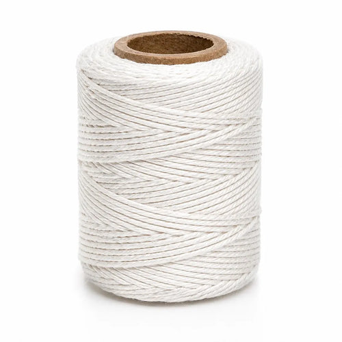White bagpipe hemp thread by Glenor Heritage – non-waxed hemp for drone joints and chanter stocks