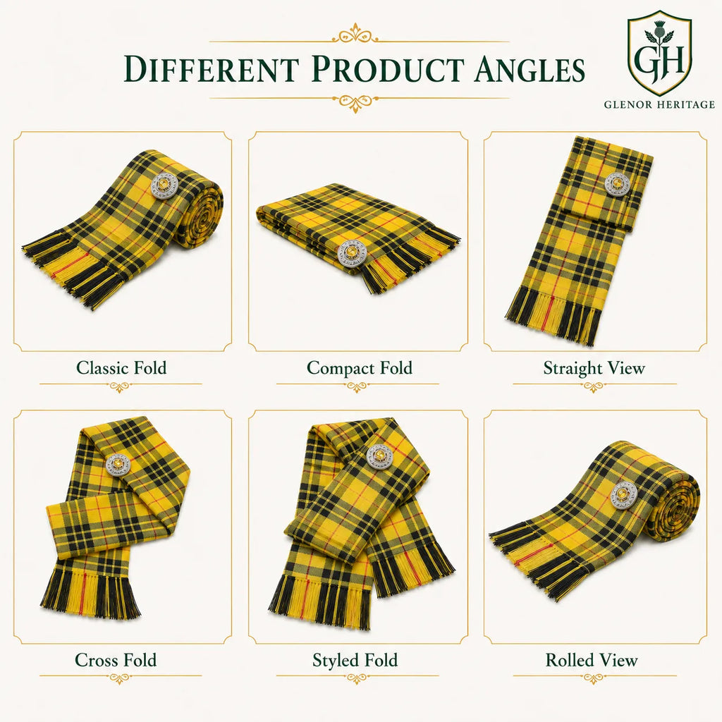 MacLeod of Lewis Tartan Sash – Full Size Women’s Highland Sash | Glenor Heritage