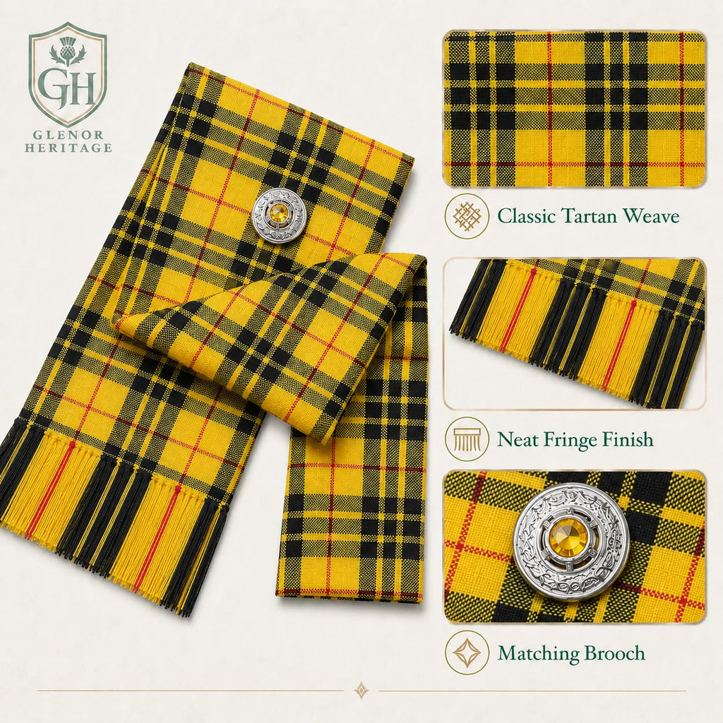 MacLeod of Lewis Tartan Sash – Full Size Women’s Highland Sash | Glenor Heritage