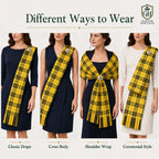 MacLeod of Lewis tartan sash worn over shoulder – formal Highland dress sash for clan gatherings